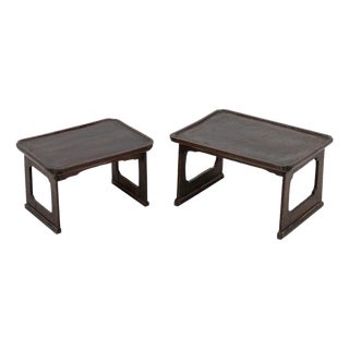 Chinese Hardwood Altar Tables, 2 For Sale