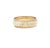 A mid-century 14k gold 6mm wide wedding ring with intricate engravings. The band features a detailed pattern with textured...