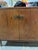 Mid Century Modern walnut sideboard with bronze base and hardware, attributed to Founders Furniture. This cabinet has...