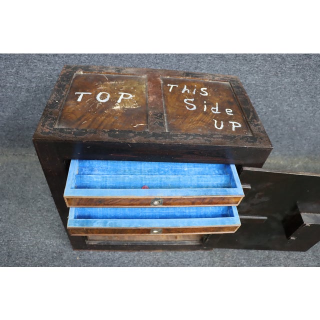 Victorian Carriage Jeweler's Strong Box Safe For Sale - Image 11 of 16