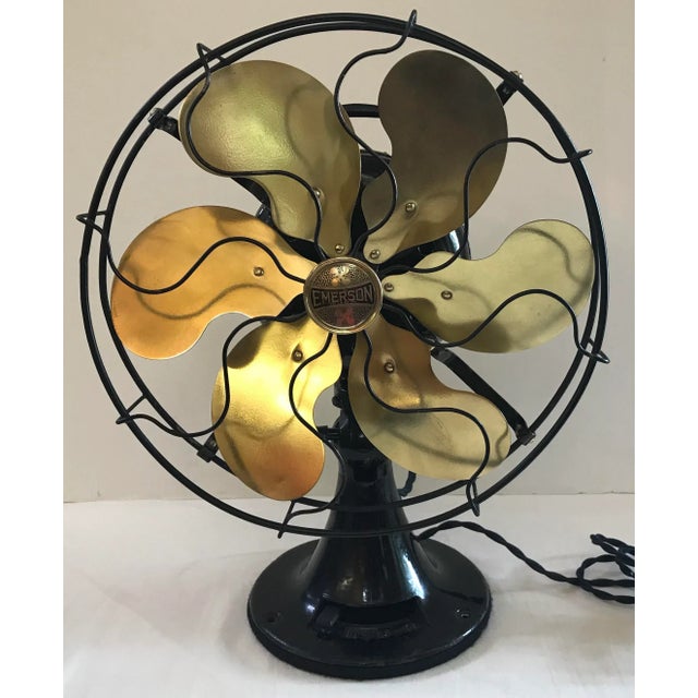 Art Deco 1920s Emerson 2766 Six Blade Electric Fan For Sale - Image 3 of 12