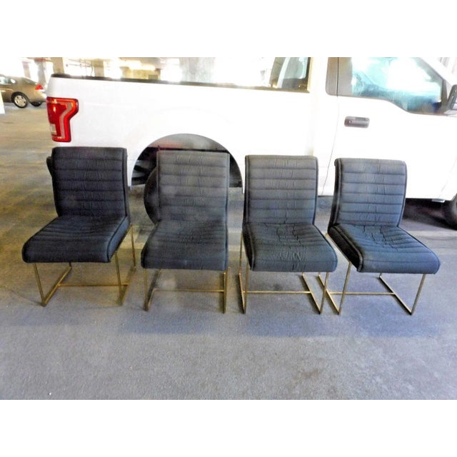 1970's Mid-Century Modern Directional Dining Chairs - Set of 4 For Sale - Image 13 of 13