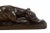 Brown French Bronze Sculpture "Reclining Greyhound" by Christophe Fratin Circa 1860 For Sale - Image 8 of 12
