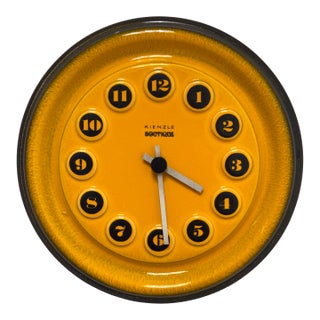 Kienzle Boutique Ceramic Wall Clock, Vintage For Sale