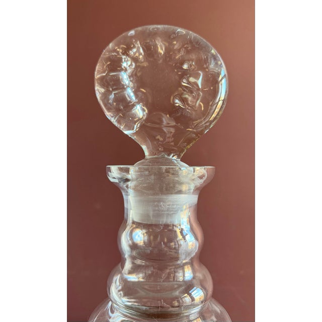 Late 20th Century Late 20th Century Decanter Fabulous Xtra Large With Etched Crest For Sale - Image 5 of 7