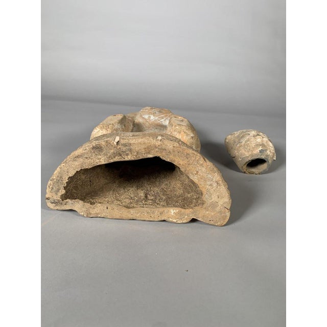 Terracotta sculpture of a court lady, Han Dynasty, 206 BC-220 AD, Mingqi, China, archaeology For Sale - Image 6 of 9
