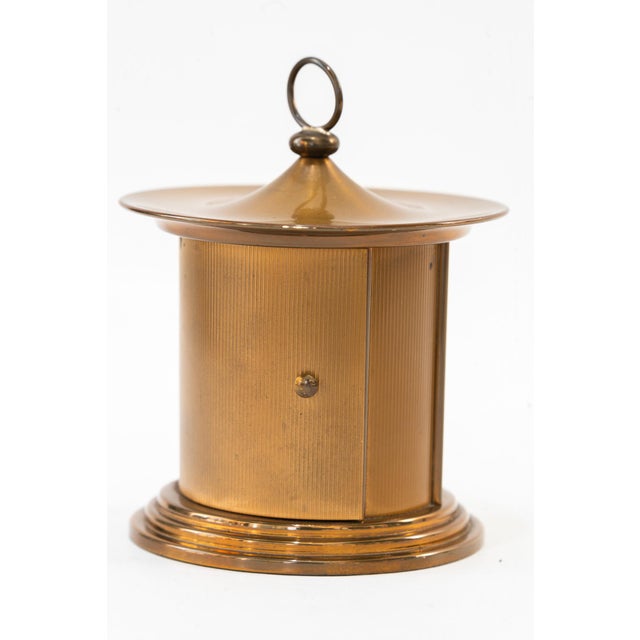 Swiss Watch Table Clock Carmic Geneve 7 Jewels, 1950s For Sale - Image 11 of 16