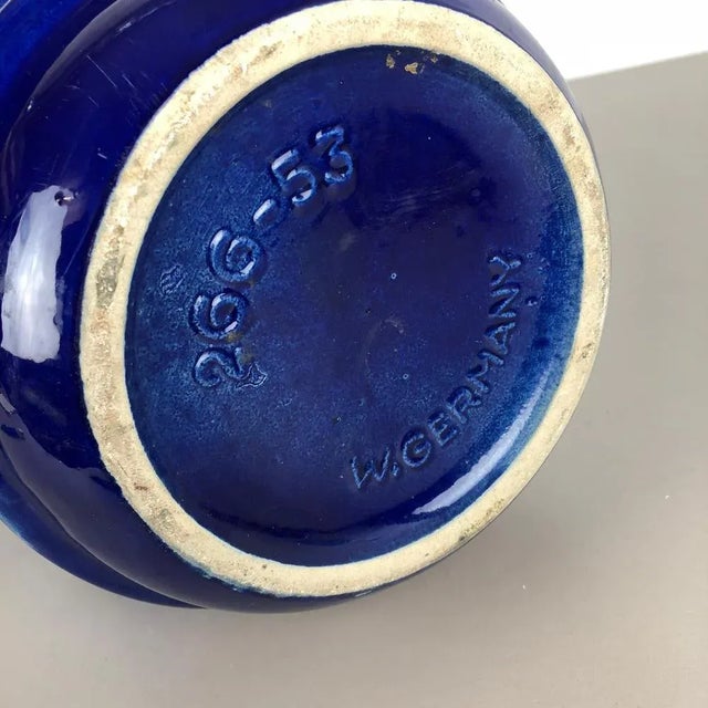 Large Pottery Fat Lava Multi-Color 266-53 Vase from Scheurich, 1970s For Sale - Image 13 of 17