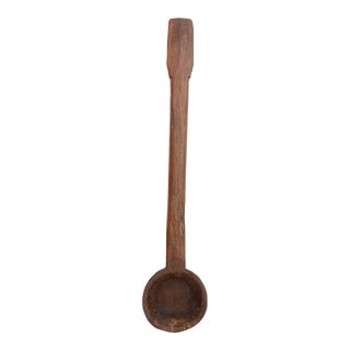Ancient Wooden Grain Ladle For Sale