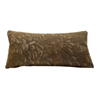 Antique 17th Century Brussels Verdure Tapestry Fragment Pillow For Sale