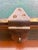 Rustic Vintage Pyramid Shaped Brass Trimmed Dresser Box. For Sale - Image 3 of 11