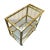 Vintage Mid Century Modern Dry Bar/ Serving Cart in the Pierre Vandel Style. Circa 1970s For Sale