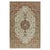 Textile 1940s Green Medallion Classical Motifs Antique Tabriz Knotted Wool Rug For Sale - Image 7 of 8
