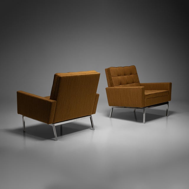 Mid-Century Modern Model 65A Rolex Lounge Chairs by Florence Knoll for Knoll, USA, 1960s, Set of 2 For Sale - Image 3 of 15