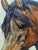 Size: 18in x 30in This mid-sized acrylic painting on canvas captures the majestic beauty of a horse with a captivating...