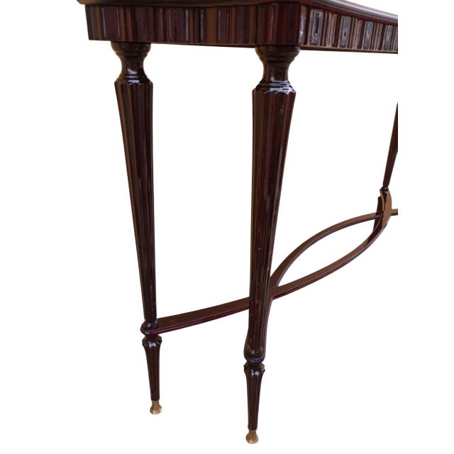 Brown Italian Console Table by Paolo Buffa, 1950s For Sale - Image 8 of 14