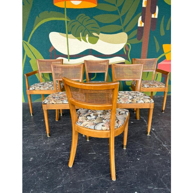 Brown Mid 20th Century Drexel Biscayne Dining Set For Sale - Image 8 of 17