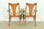 Broyhill Brasilia Mid-Century Modern Sculpted Walnut Armchairs, Pair For Sale - Image 11 of 13