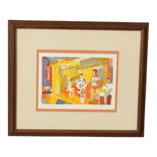 Georges Lambert Vintage 'Circus' Artist Proof Lithograph For Sale