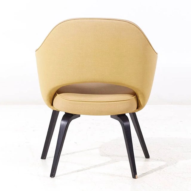 Brown Eero Saarinen for Knoll Mid Century Bentwood Executive Dining Chairs - Set of 10 For Sale - Image 8 of 10