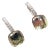 Pomellato Nudo Rose + White Gold Diamond Prasiolite Earrings - 2 Pieces For Sale