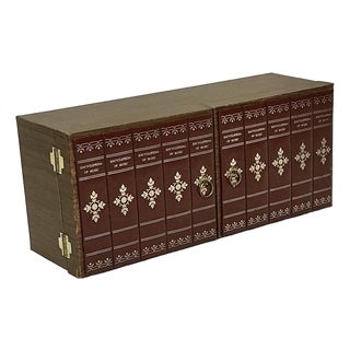 Vintage Mid-Century Cassette Tapes Storage Case "Encyclopedia of Music" Books For Sale