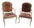 Vintage Mid Century Italian Hand Carved Wood Armchairs- a Pair For Sale