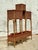Camel Vintage Boho Woven Rattan Plant Stand For Sale - Image 8 of 9