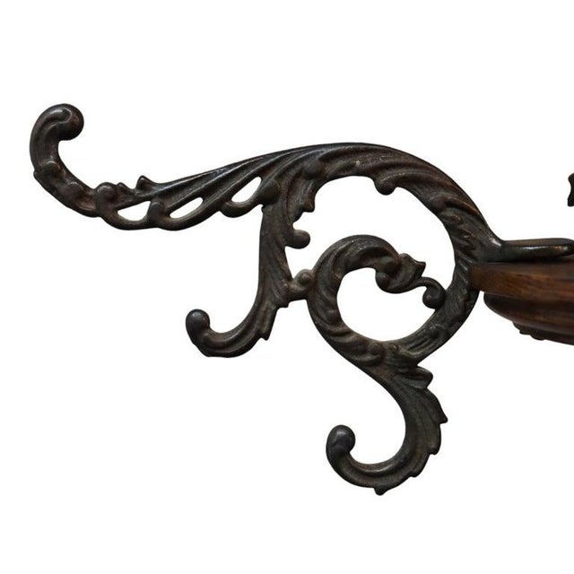 1920s Rj Horner Attr Oak & Brass Hoof Foot Coat Rack C1920 For Sale - Image 5 of 11