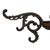 1920s Rj Horner Attr Oak & Brass Hoof Foot Coat Rack C1920 For Sale - Image 5 of 11