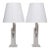 Mid Century Modern Lucite Table Lamps, a Pair For Sale
