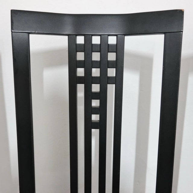 Wood Tris Wooden Throne Chairs by Giorgetti, 1980s, Set of 3 For Sale - Image 7 of 18