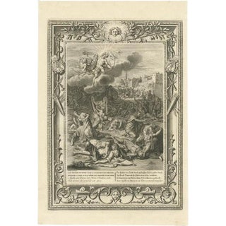 Apollo and Diana Killing Niobes Children with Arrows, 1733, Paper For Sale