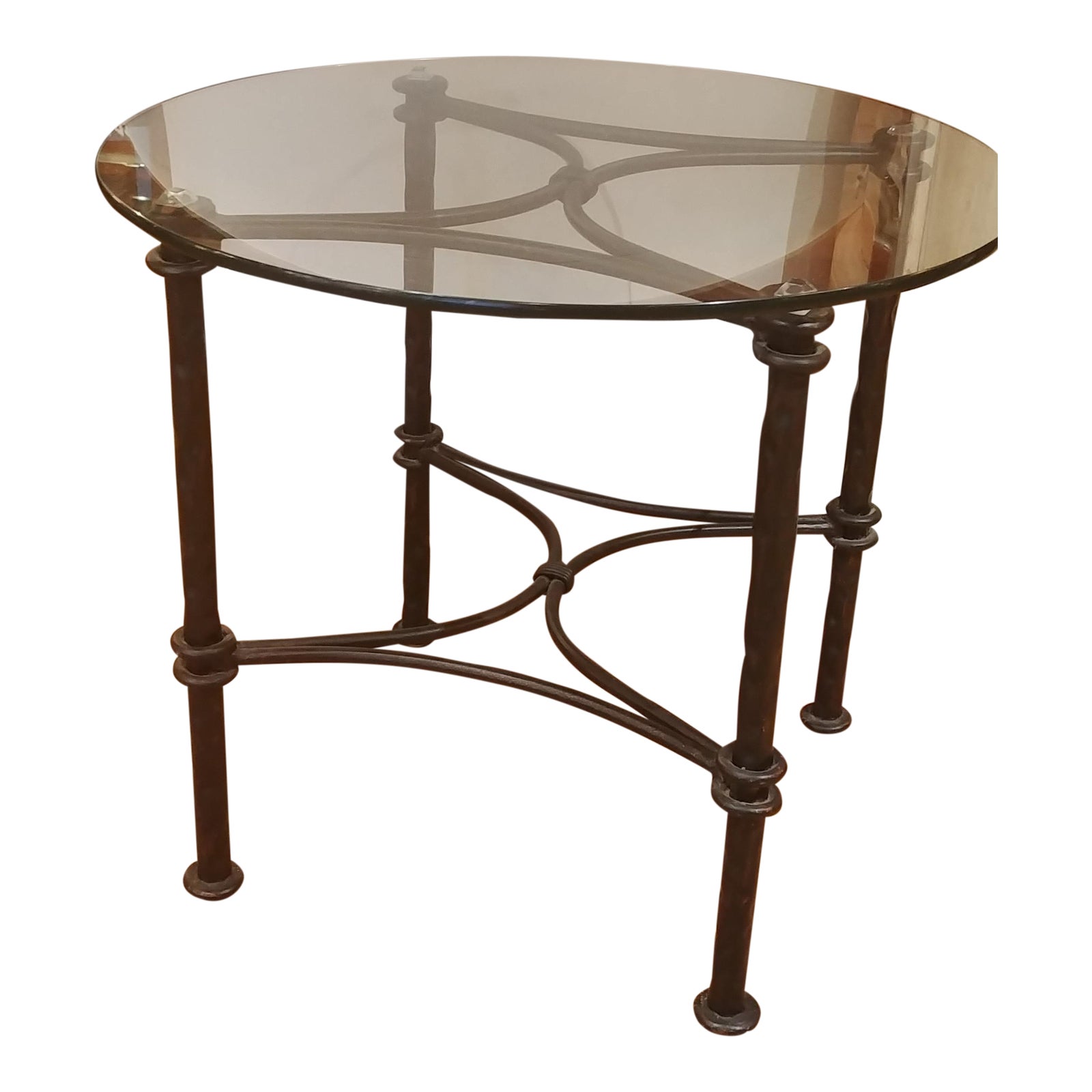 Style Wrought Iron Etruscan End Table Chairish