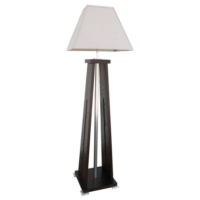 2000s Euclid Mission Style Floor Lamp by Mirak Furniture For Sale - Image 9 of 9