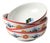 Floral Porcelain Bowls Bowls, Set of 4 For Sale