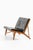 1940s Scandinavian JH-555 Sofa in Black Leather and Oak by Hans J. Wegner, 1949 For Sale - Image 5 of 10