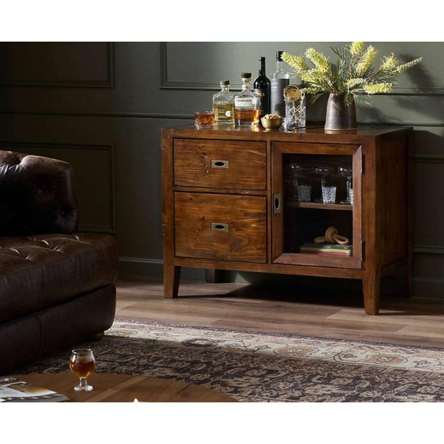 Morris Chocolate Brown Credenza For Sale - Image 14 of 15