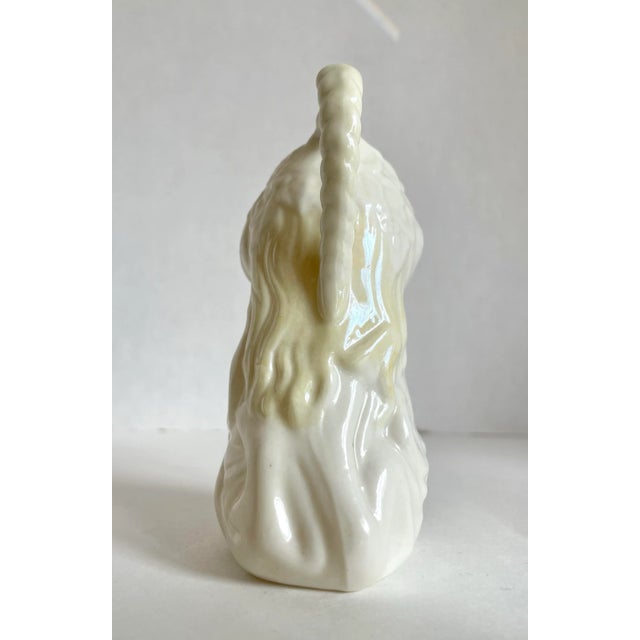 Belleek Pottery Ltd. 1940's Belleek Irish "Undine" Figurative Female Creamer For Sale - Image 4 of 9