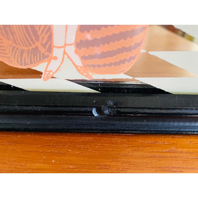 Vintage Art Deco Vogue Magazine Wall Mirror, 1960s For Sale - Image 12 of 15