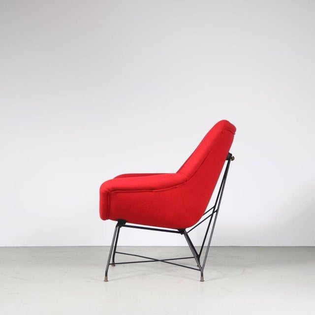 Kosmos Chair by Augusto Bozzi for Saporiti, Italy, 1950s For Sale - Image 4 of 14