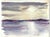 Abstract modern landscape by Virginia artist Arthur Sembler (1911/12-1979). Watercolor on artist board, signed lower left....