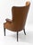 Campaign Mid 19th Century Napoleon III / Regency Leather Wing Chair For Sale - Image 3 of 9