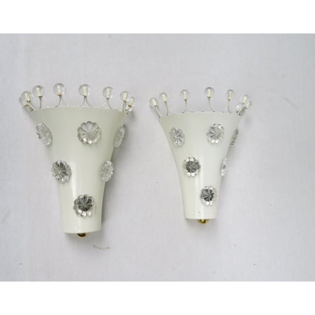 Ceiling Light and Wall Lights from L. A. Riedinger Bronzewarenfabrik Gmbh, Augsburg, 1950s, Set of 3 For Sale - Image 9 of 18