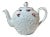 Vintage Spode Bridal Rose Pattern Cabbage Form Teapot For Sale