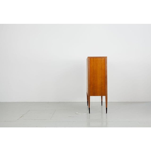 Bar Cabinet with Wood Inlays, Italy, 1950s For Sale - Image 4 of 18
