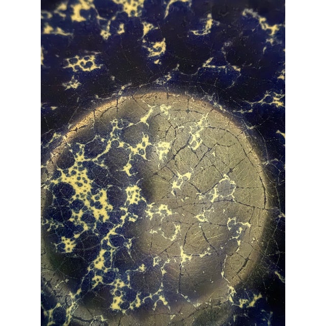 Mid 20th Century Bennington Potters Blue Agate Bowls - Set of 4 For Sale - Image 10 of 10