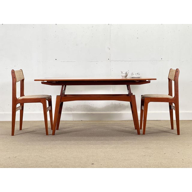 Wood Metamorphic Coffee Table by Trioh, 1960s For Sale - Image 7 of 12