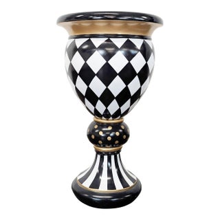 MacKenzie-Childs Pedestal Urn For Sale