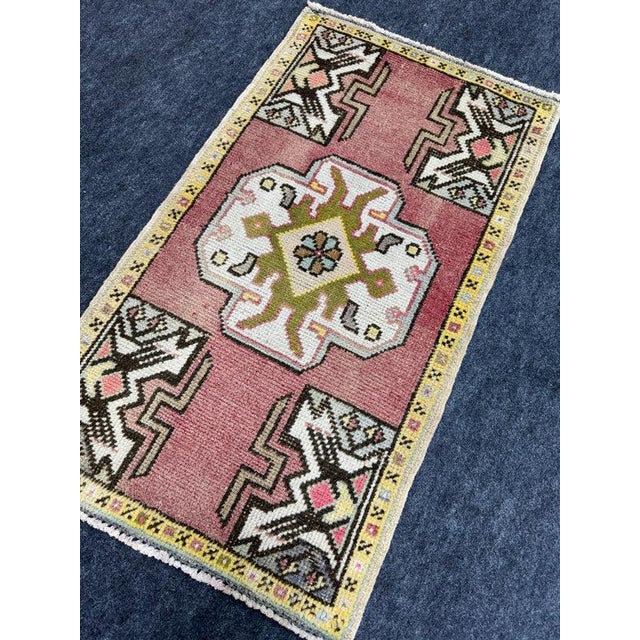 Early 21st Century Turkish Yastik Rug 1'10" x 3'3" For Sale - Image 5 of 5